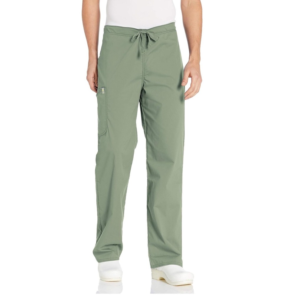 Code Happy Certainty Mens Antimicrobial Scrub Pants Olive Green XS